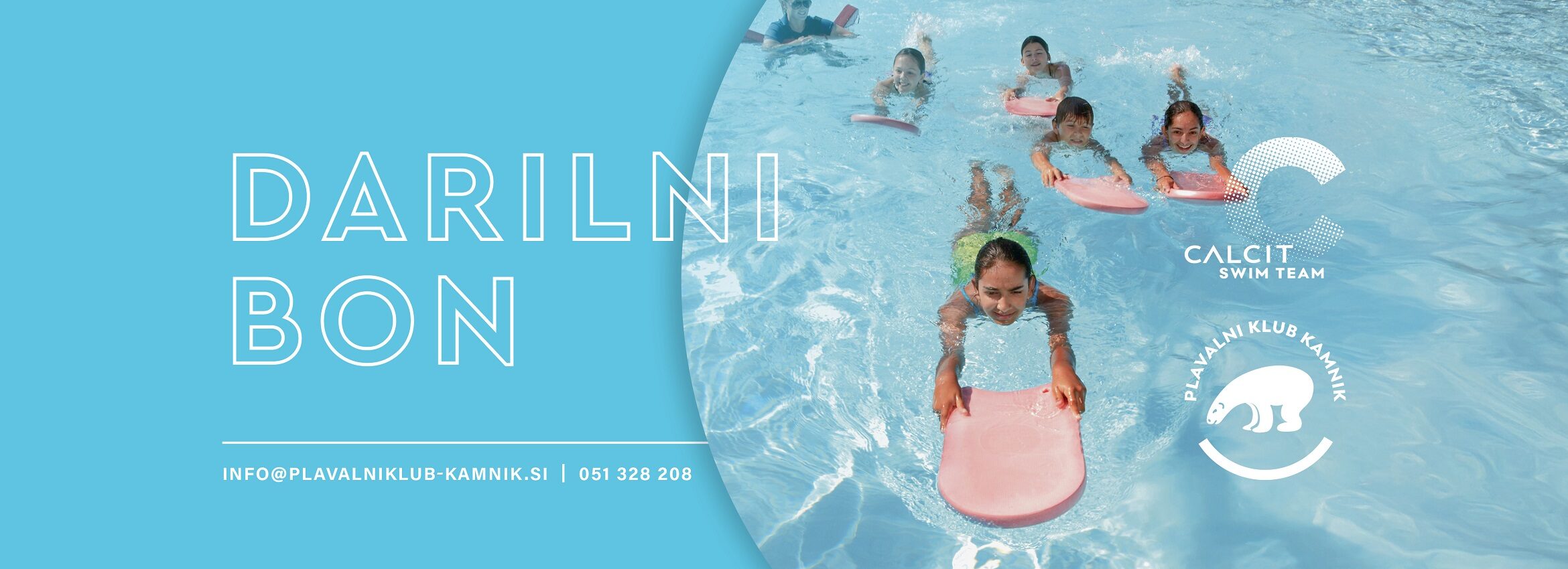 Darilna kartica vstop v svet plavanja