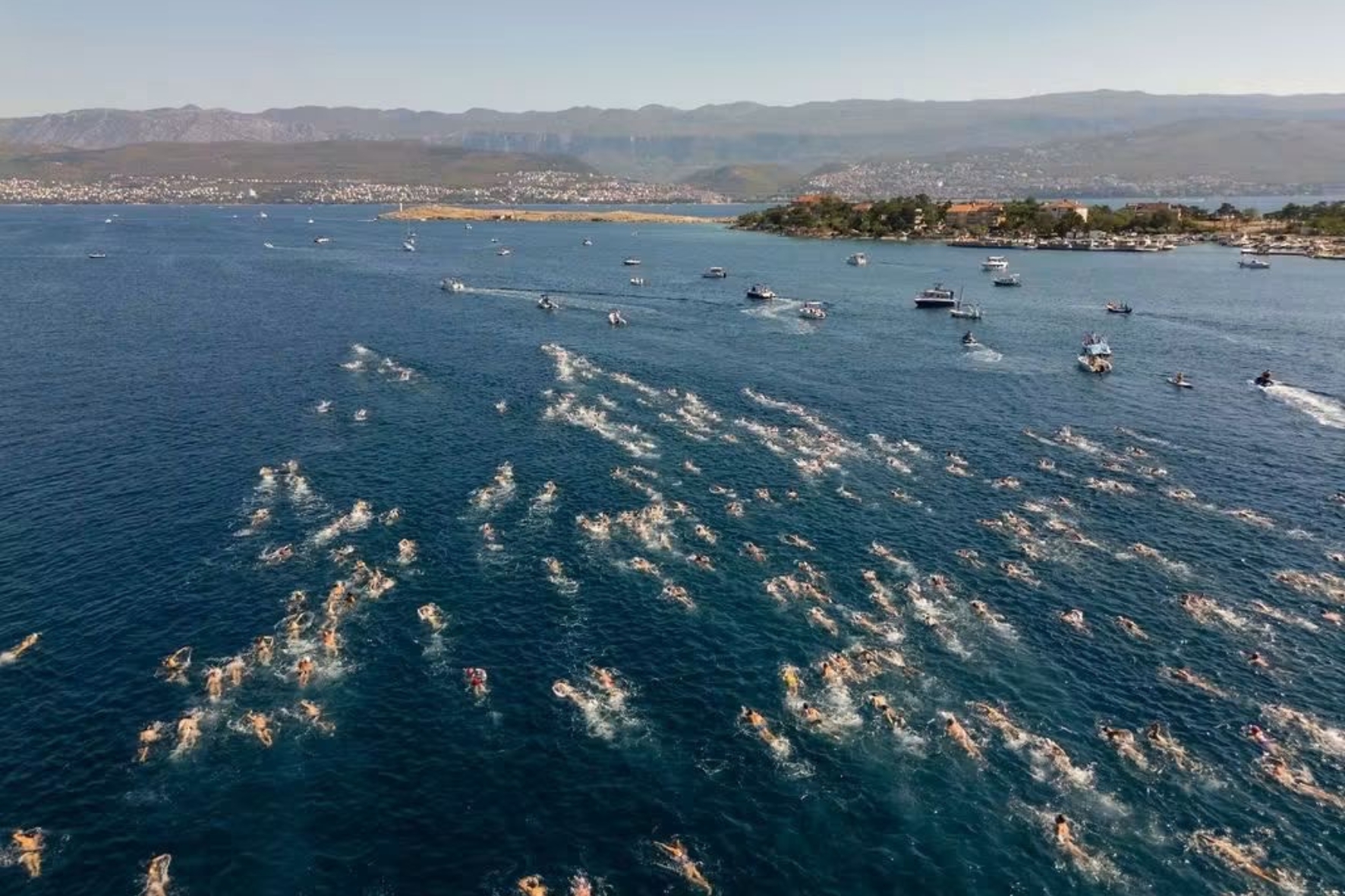 Calcitov plavalec Nejc Maher do brona na 116. Plavalnem maratonu Šilo – Crikvenica